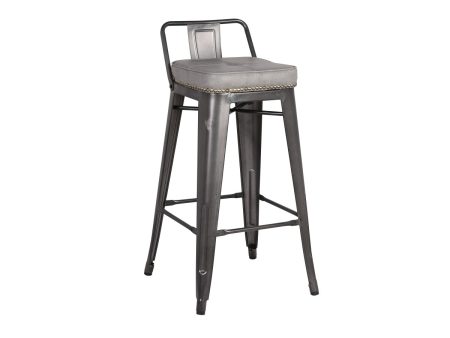 Metropolis Low Back Bar  Stool - Set of 4 Hot on Sale