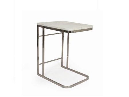 Control Brand C Carrara Marble Side Table Cheap