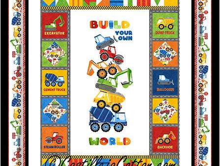 Building Equipment Quilt Pattern CJC-58201w  - Wholesale Product Discount