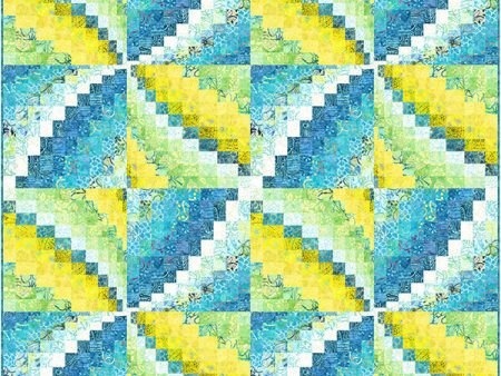 Bargello Pinwheel Splash Quilt Pattern CJC-48677w  - Wholesale Product Online