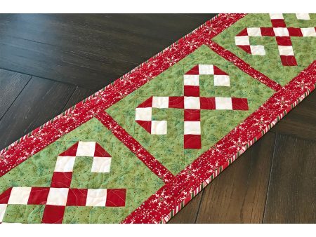 Candy Cane Lane Table Runner Quilt Pattern CCQ-065w  - Wholesale Product Online now