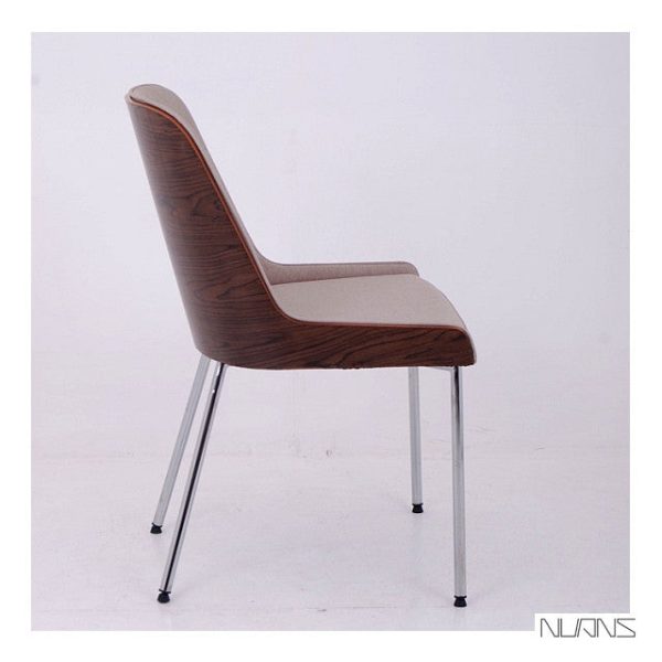 B&T  Hudson Side Chair - Steel Legs Fashion