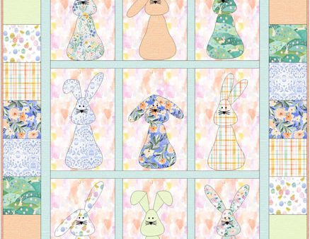 Bunnies Galore Quilt Pattern CJC-44615w  - Wholesale Product For Cheap