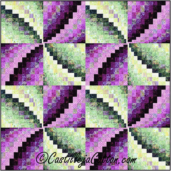 Bargello Pinwheel Quilt Pattern CJC-48676w  - Wholesale Product Supply