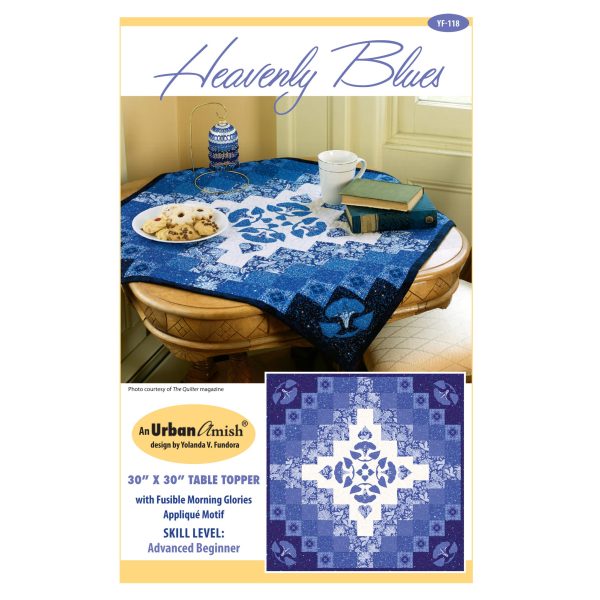 Heavenly Blues Quilt Pattern YF-118w  - Wholesale Product Hot on Sale