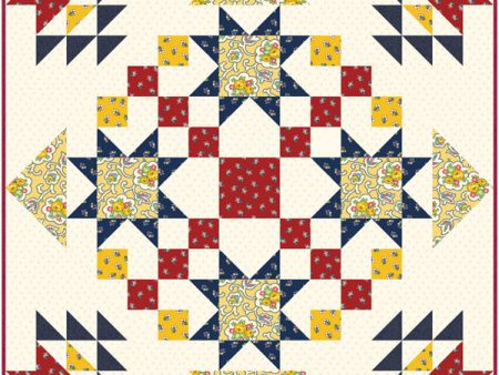 Hazy Summer Days Table topper & six napkins Quilt Pattern UCQ-P87w  - Wholesale Product on Sale