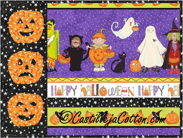 Jack O Lantern Placemat Pattern CJC-4052w  - Wholesale Product Discount