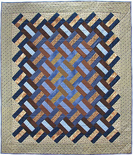 Cross Ties Quilt Pattern - Straight to the Point Series QW-04w  - Wholesale Product Online Sale