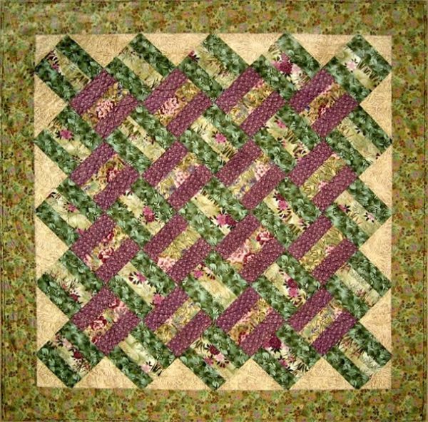 Cross Ties Quilt Pattern - Straight to the Point Series QW-04w  - Wholesale Product Online Sale