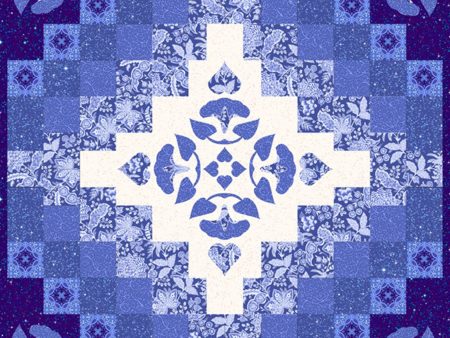 Heavenly Blues Quilt Pattern YF-118w  - Wholesale Product Hot on Sale