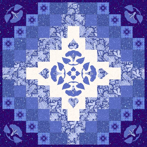 Heavenly Blues Quilt Pattern YF-118w  - Wholesale Product Hot on Sale