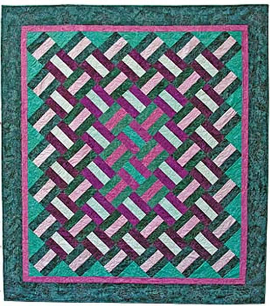 Cross Ties Quilt Pattern - Straight to the Point Series QW-04w  - Wholesale Product Online Sale