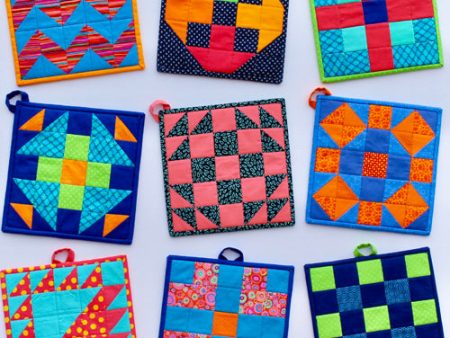 5-Patch Modern Potholder Pattern SP-218w  - Wholesale Product Online Hot Sale