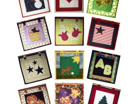 12 Months of 12  x 12  Quilts Pattern AV-105w - Wholesale Product Fashion