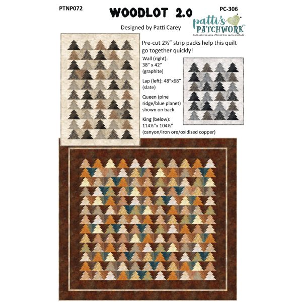 Woodlot 2.0 Quilt PC-306e - Downloadable Pattern For Cheap