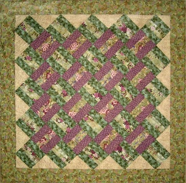 Cross Ties Quilt Pattern - Straight to the Point Series QW-04w  - Wholesale Product Online Sale