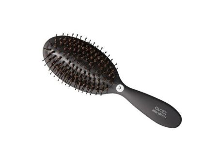 HH SIMONSEN GLOSS MIDI BRUSH mažas plaukų šepetys su šerno šereliais Supply