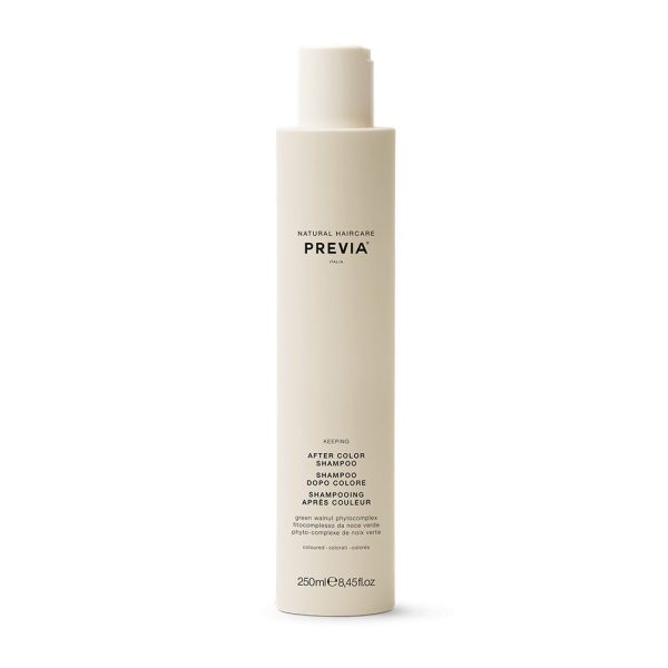 PREVIA After Color Shampoo Šampūnas dažytiems plaukams 250ml +dovana 3 vnt previa mėginukų Supply