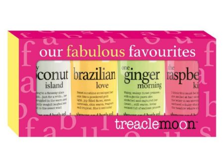 Dušo želė rinkinys Treaclemoon Our Fabulous Favourites TMMINI004, 4 vnt. po 100 ml Online now