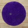 Kilimas Shaggy Exclusive Violet Round Online now